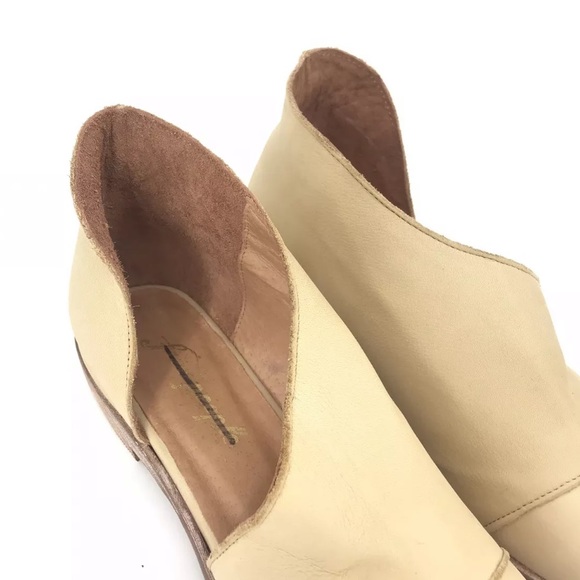 Free People Flat Royale Natural Flat Cut Out Shoes - Picture 8 of 8